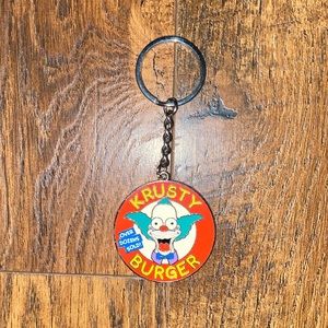 Krusty Burger Keychain